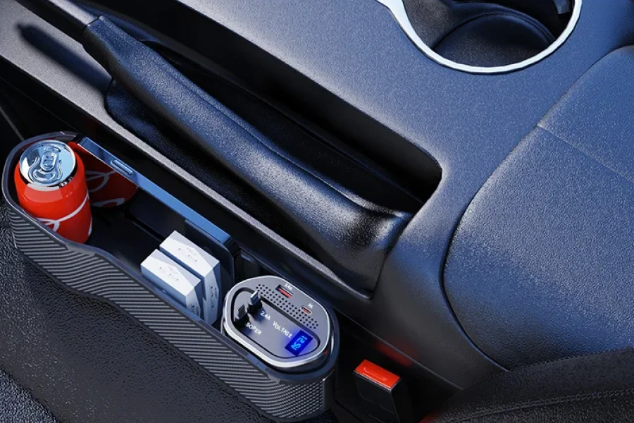 Multi-Functional Car Seat Gap Filler with Wireless Charging